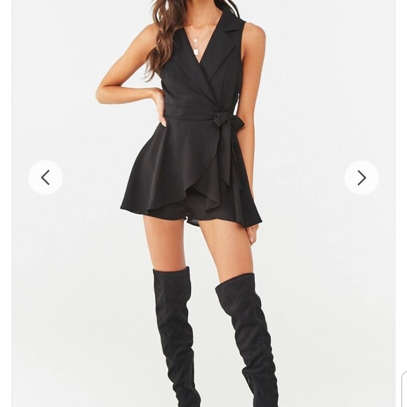 Forever 21 black romper S - Picture 4 of 6